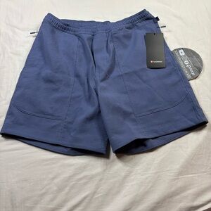 Lululemon Relaxed-Fit Pull-On Short *Light Woven OASB Oasis Blue Men's Size M
